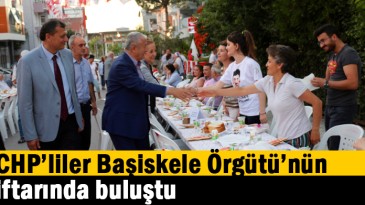 CHP’liler Başiskele Örgütü’nün iftarında buluştu