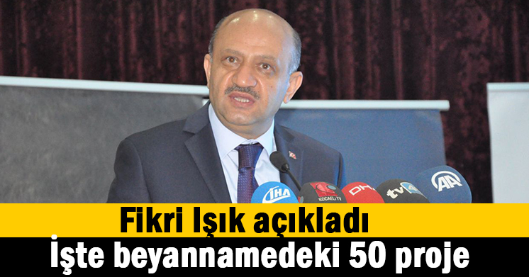 Işık seçim beyannamesini açıkladı