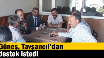 Güneş, Tavşancıl’dan destek istedi