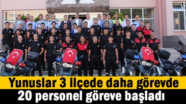 Yunus Timleri 3 ilçede daha görevde