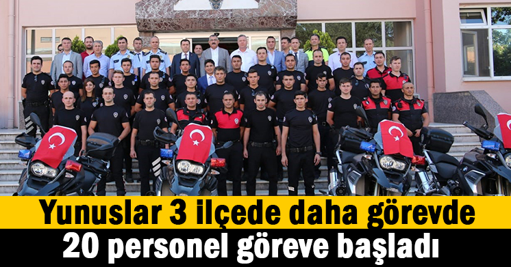 Yunus Timleri 3 ilçede daha görevde