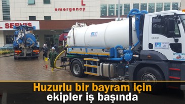 Ekipler hazır bekletiliyor