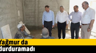 Yağmur da durduramadı  