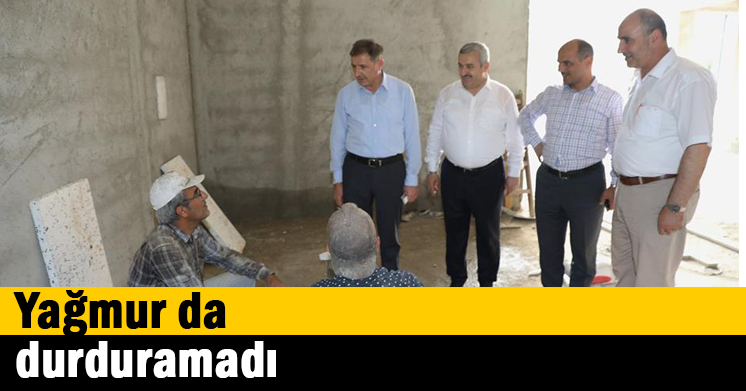 Yağmur da durduramadı  