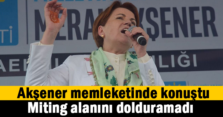 Memleketinde alanı dolduramadı