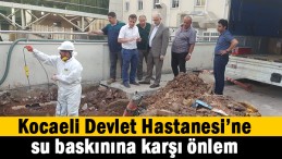 Su baskınına karşı önlem