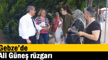 Gebze’de Ali Güneş rüzgarı  