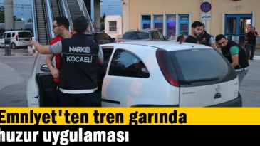 Emniyet’ten tren garında huzur uygulaması