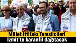 Millet İttifakı İzmit’te karanfil dağıtacak