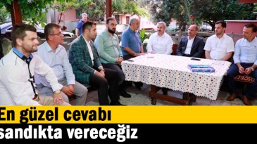 En güzel cevabı sandıkta vereceğiz