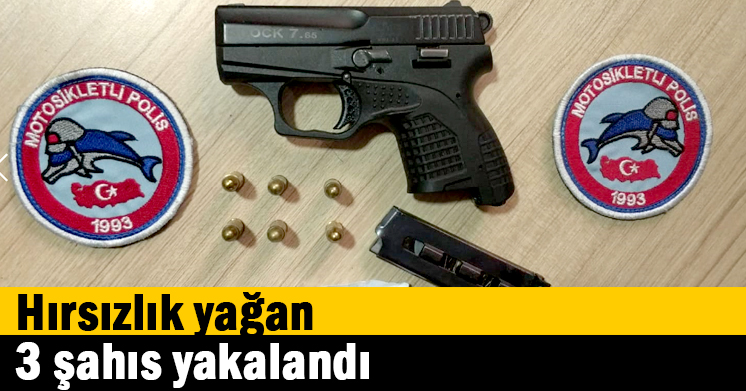 Hırsızlık yağan 3 şahıs yakalandı