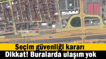 Üç sokak ulaşıma kapanacak