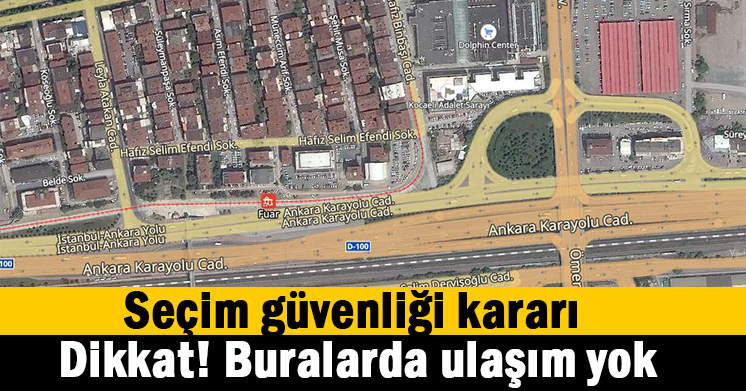 Üç sokak ulaşıma kapanacak