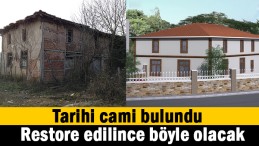 Tarihi cami restore ediliyor