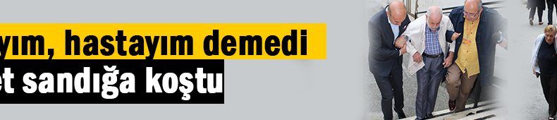 Millet sandığa koştu