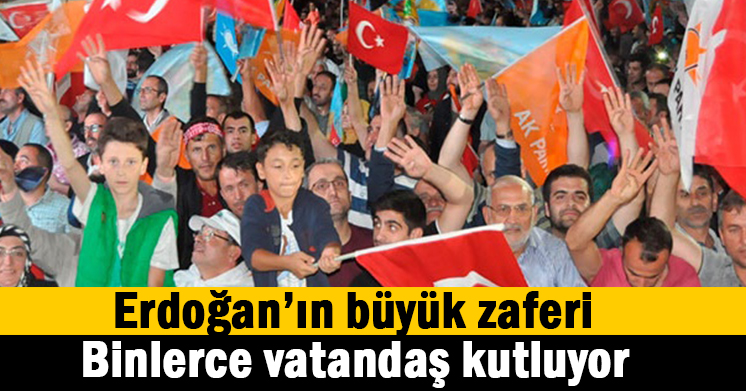 Ak Parti zaferi kutluyor