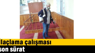 İlaçlama çalışması son sürat