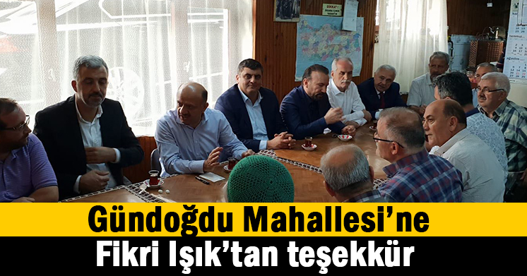 Akşener’in köyüne Işık’tan teşekkür