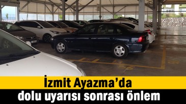 Kapalı Pazar, dolu için otopark oldu