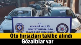 Oto Hırsızlarına takip