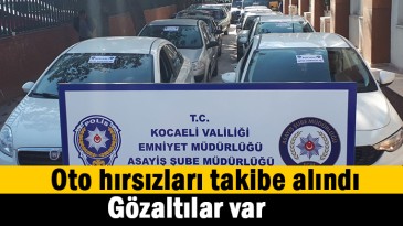 Oto Hırsızlarına takip