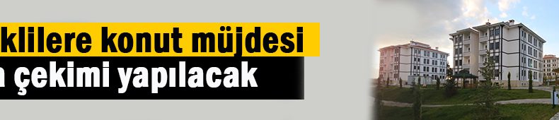 Emekliler konutlarına kavuşuyor