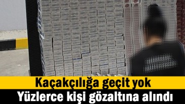 Kaçakçıkla mücadelede rakamlar açıklandı