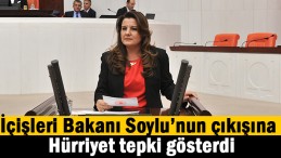 Soylu çıkışa Hürriyet tepkisi
