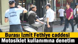 Motosikletlere denetim