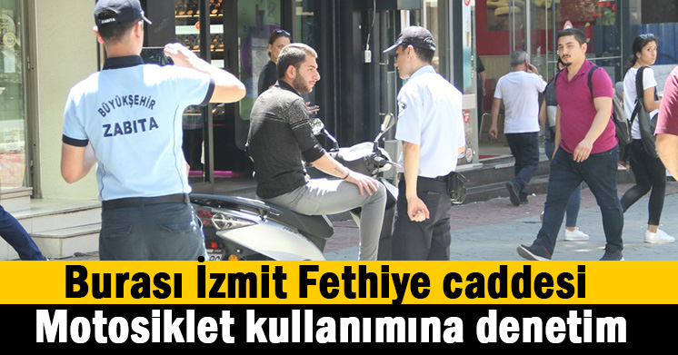 Motosikletlere denetim