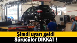Sürücüler dikkat!