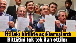 Millet İttifakı çöktü