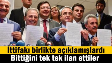 Millet İttifakı çöktü