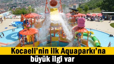 Aquapark’a büyük ilgi