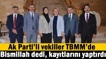 Ak Parti’li vekiller kaydını yaptırdı