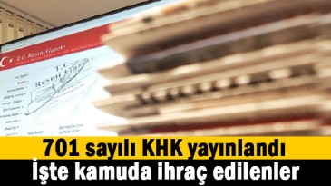 KHK ile 11 kişi ihraç edildi