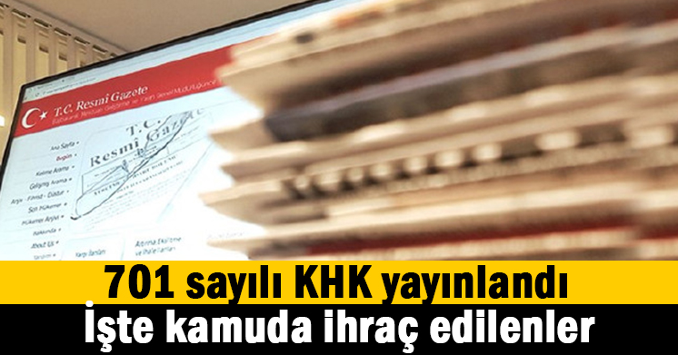 KHK ile 11 kişi ihraç edildi