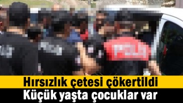 Hırsızlık çetesi çökertildi