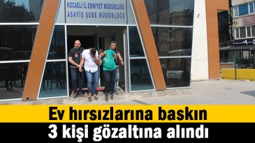 Ev hırsızları yakalandı