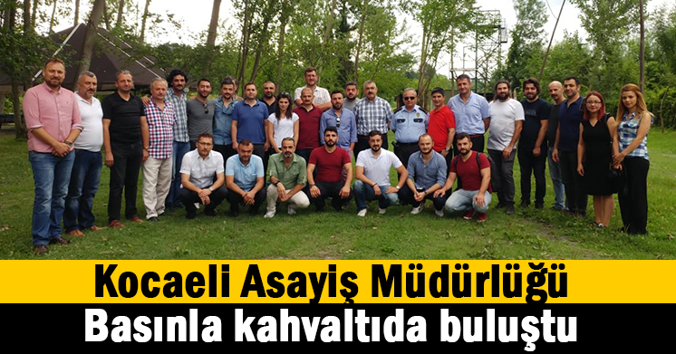 Asayiş Şube Ekipleri basınla kahvaltıda buluştu