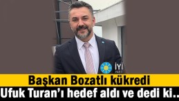 Ufuk Turan’a büyük tepki