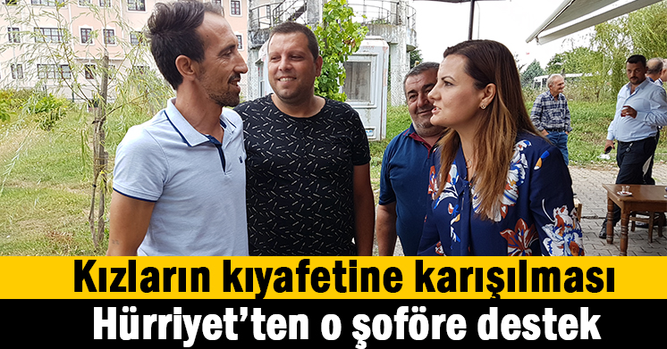 Hürriyet’ten o şoföre destek ziyareti