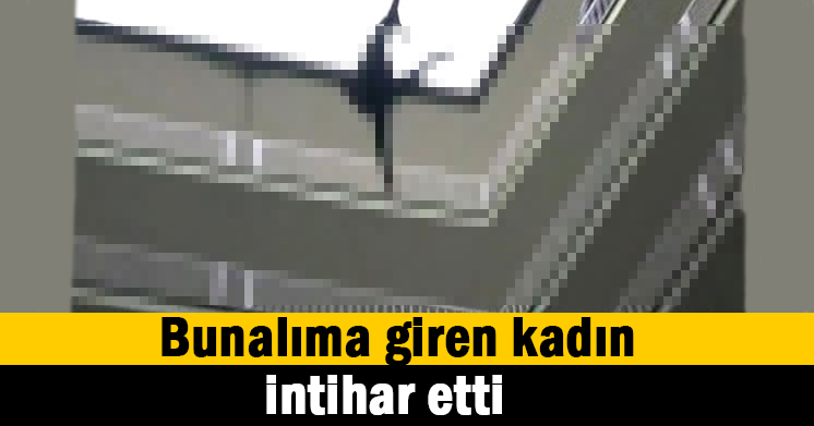 Bunalıma giren kadın 5. kattan aşağıya atladı