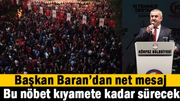 Binlerce Körfezli nöbetteydi