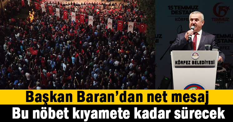 Binlerce Körfezli nöbetteydi