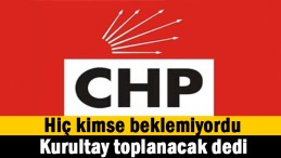 Büyük iddia! Kurultay toplanacak