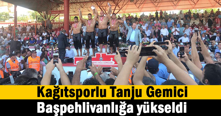 Tanju Gemici Başpehlivanlığa yükseldi