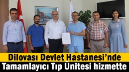 Dilovası Devlet Hastanesinde Tamamlayıcı Tıp Ünitesi Hizmete Girdi