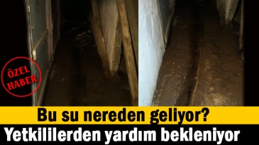 Apartmanın bodrum katına giren su rahatsız ediyor