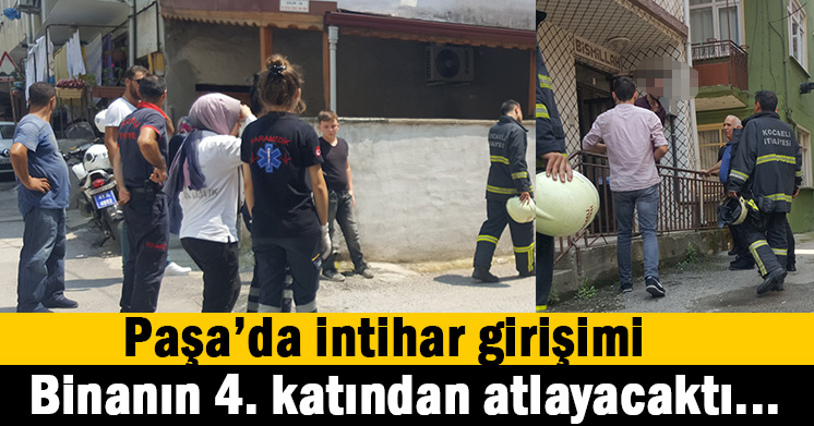 Paşa’da intihar girişimi